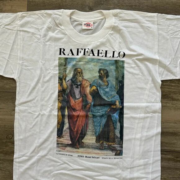 Vintage Raffaello Roma Musei Vaticani T-Shirt Size XXL - Picture 2 of 6
